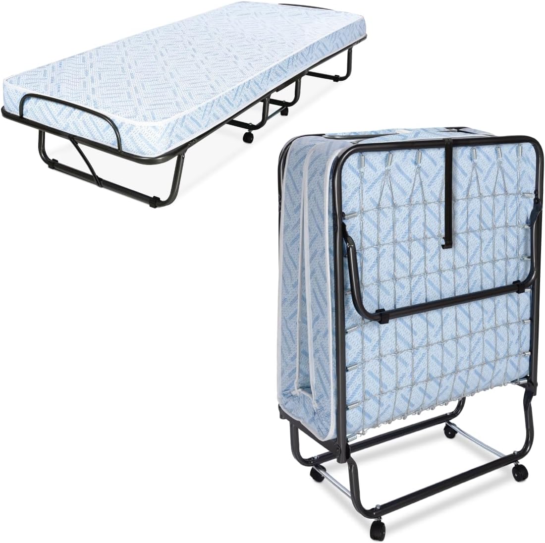 Milliard Lightweight Folding Cot with Mattress 31x75 (not Intended for Heavy Duty use)