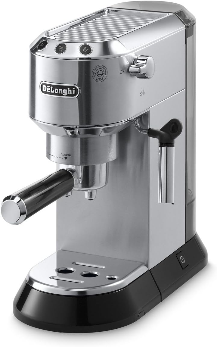 My first impression of this machine is wow. Years ago I had a small krups pump machine, which is long defunct. I mostly drink filter coffee {Peet' Sumatra k-cups} or cold brewed 