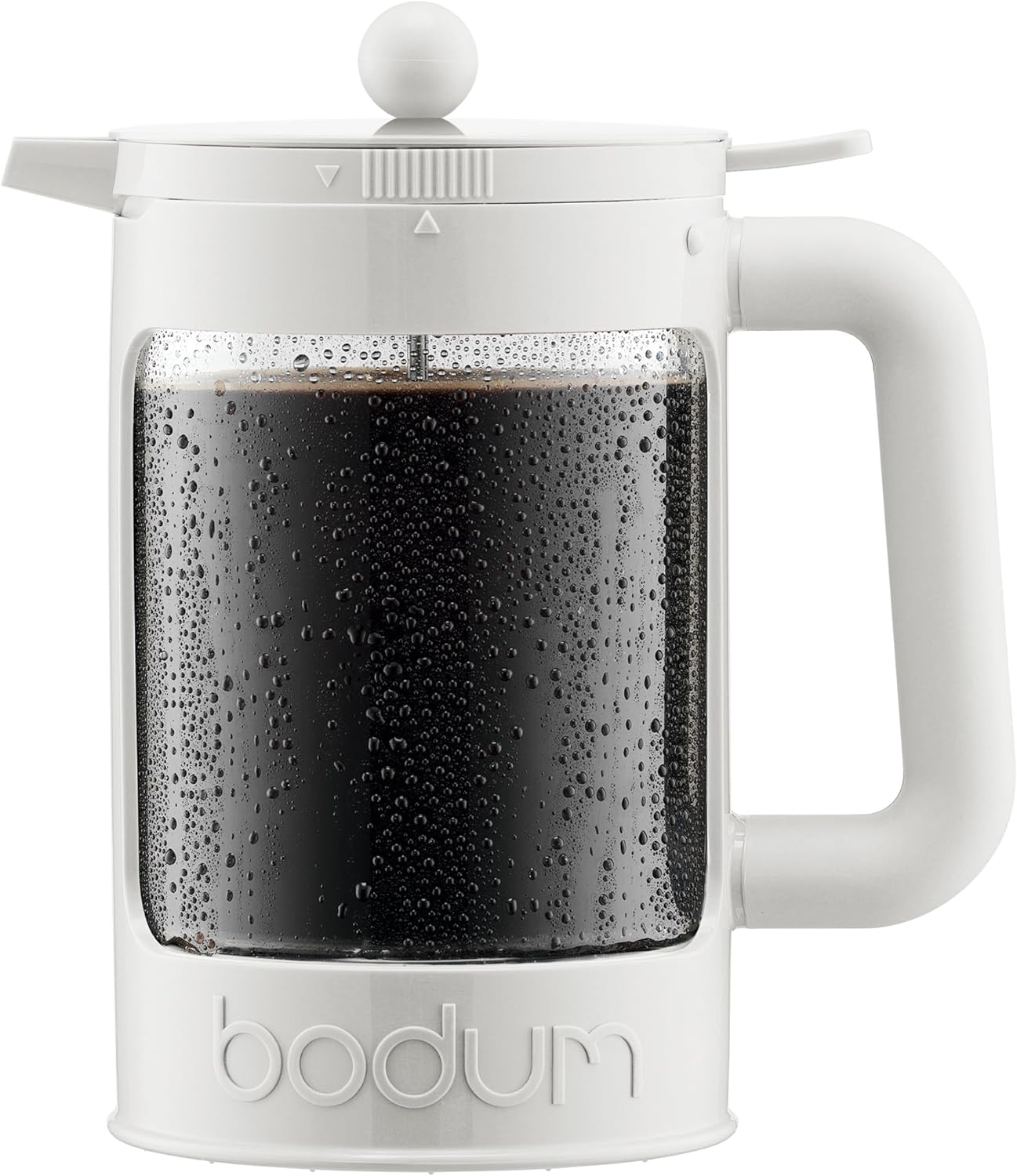 Purchased to make ice coffee. Very easy to use, very well made no problems filling the pot and plunging the coffee to the bottom. Makes a great cup of ice coffee. Good size pot you get about 6 good cups of iced coffee out of it. Easy to clean all the parts come apart for cleaning. Not bulky doesnt take up a lot of room in the fridge. Well worth the money!