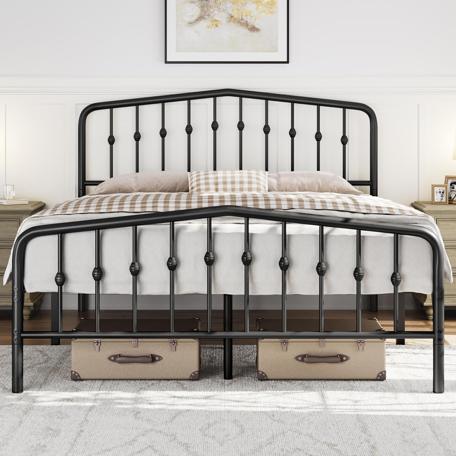 This was a great value for the price. My husband said the bed was easy to put together, but it was time consuming. Bed is very sturdy though we have not had a guest sleep in it yet. It looks just like th picture. So far very happy.