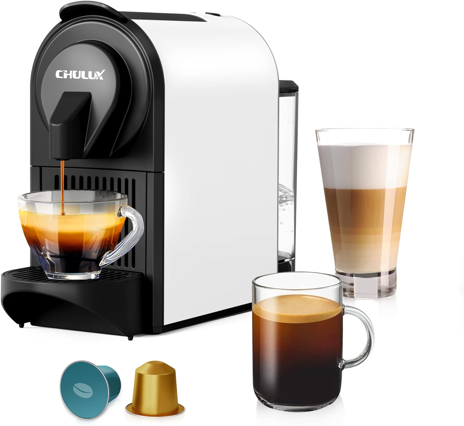 i love this little coffee maker. if you can understand that it does not froth mike and you can do that yourself with a hand held machine you will like this machine. it is cheaper and it does not take up much counter space like the bigger machines do.