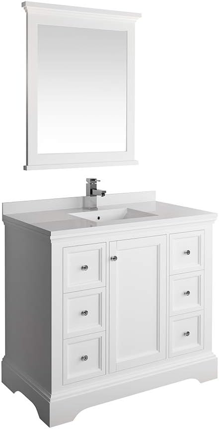 Just finished with an addition and remodel. Used this vanity for our downstairs guest bath. Quality vanity, beautiful marble countertop and nice deep sink. Very pleased with purchase. Photos on Amazon are a very good depiction of what you'll receive.