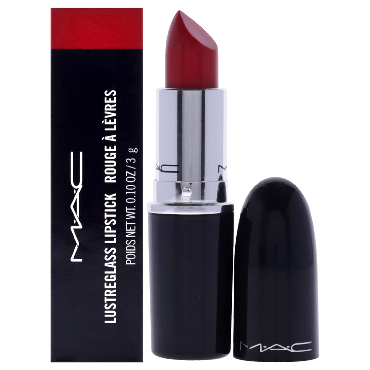 MAC Lustreglass Sheer Shine Lipstick - Cockney Lipstick Women 0.1 oz