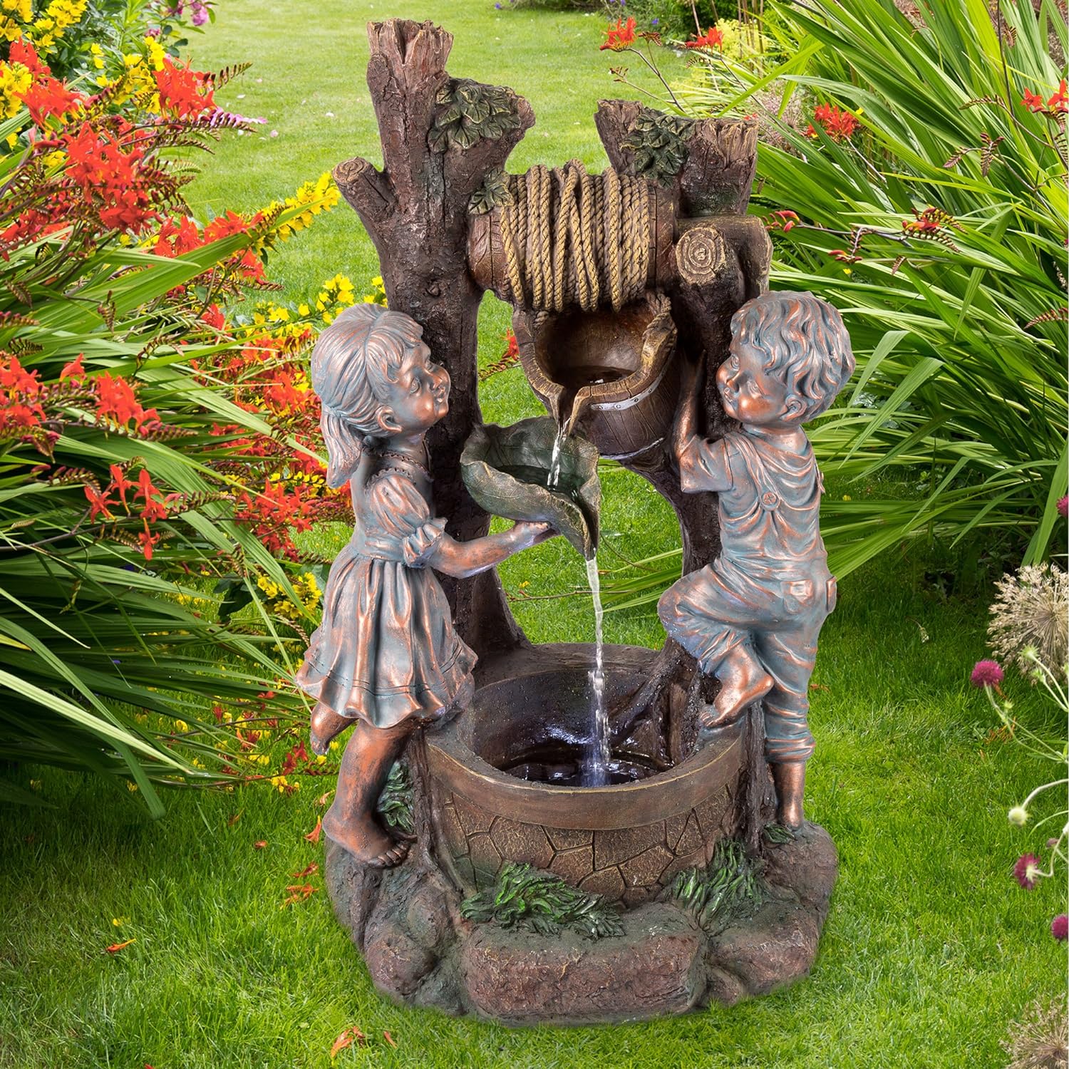 Pure Garden 50-201 Well Water Fountain