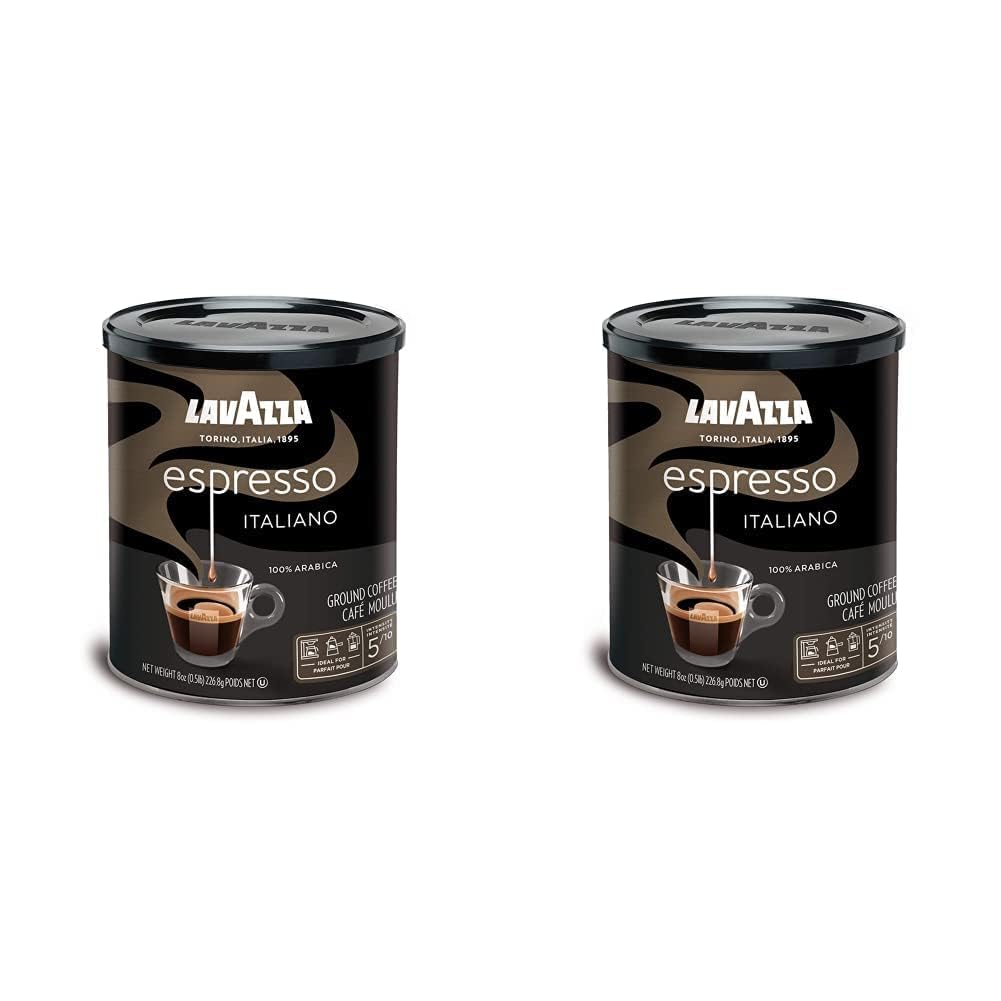 Lavazza medium_roast, Ground Coffee - Caffe Espresso - 8 oz - 2 pk