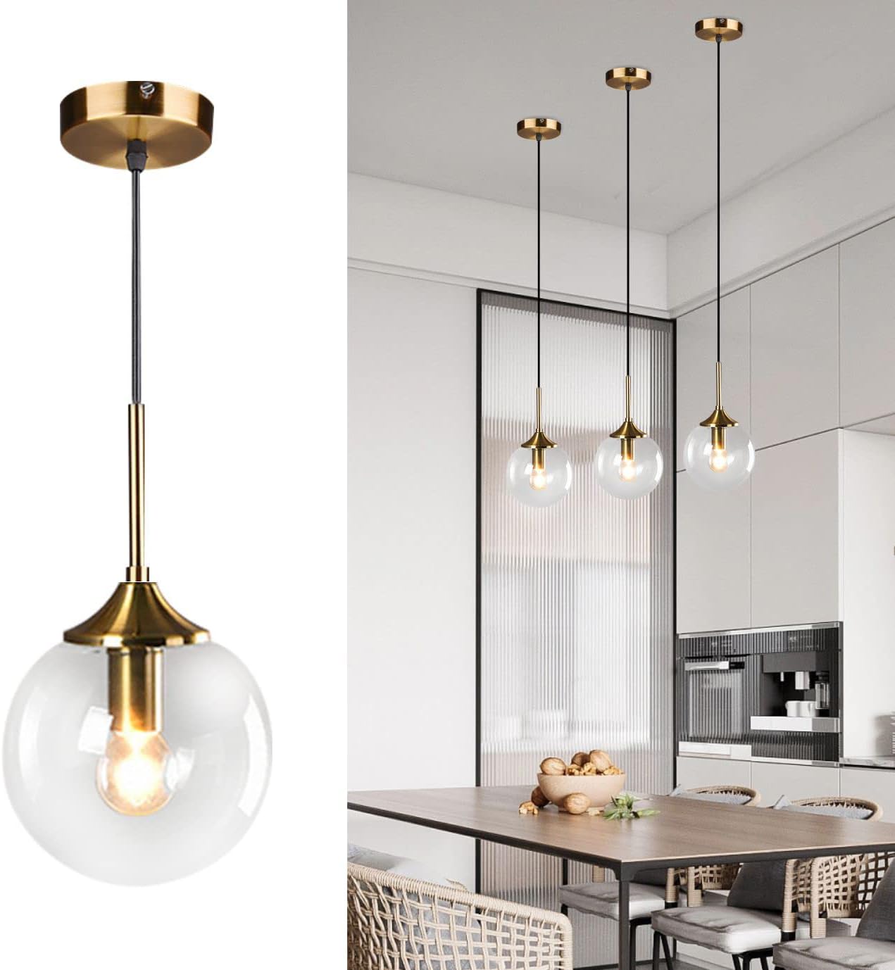 If you are looking for bright light then you need to buy different light bulb. Overall these pendants are very beautiful!