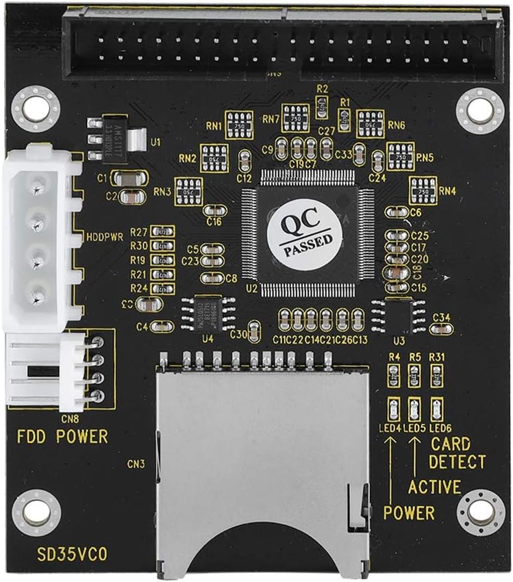 These devices are essential when retromodding mid 90s to early 00s laptops. It is often a crapshoot to get one with the appropriate chipset so that you will see more than 7 or 8 megabytes per second. I recently refurbished three Dell C640 laptops to use as Windows 98SE machines and used this particular model of IDE to SD adapter. After getting each machine setup and configured correctly, these adapters are showing throuout of around 25 megabytes per second. Those fast speeds (relative to the pai