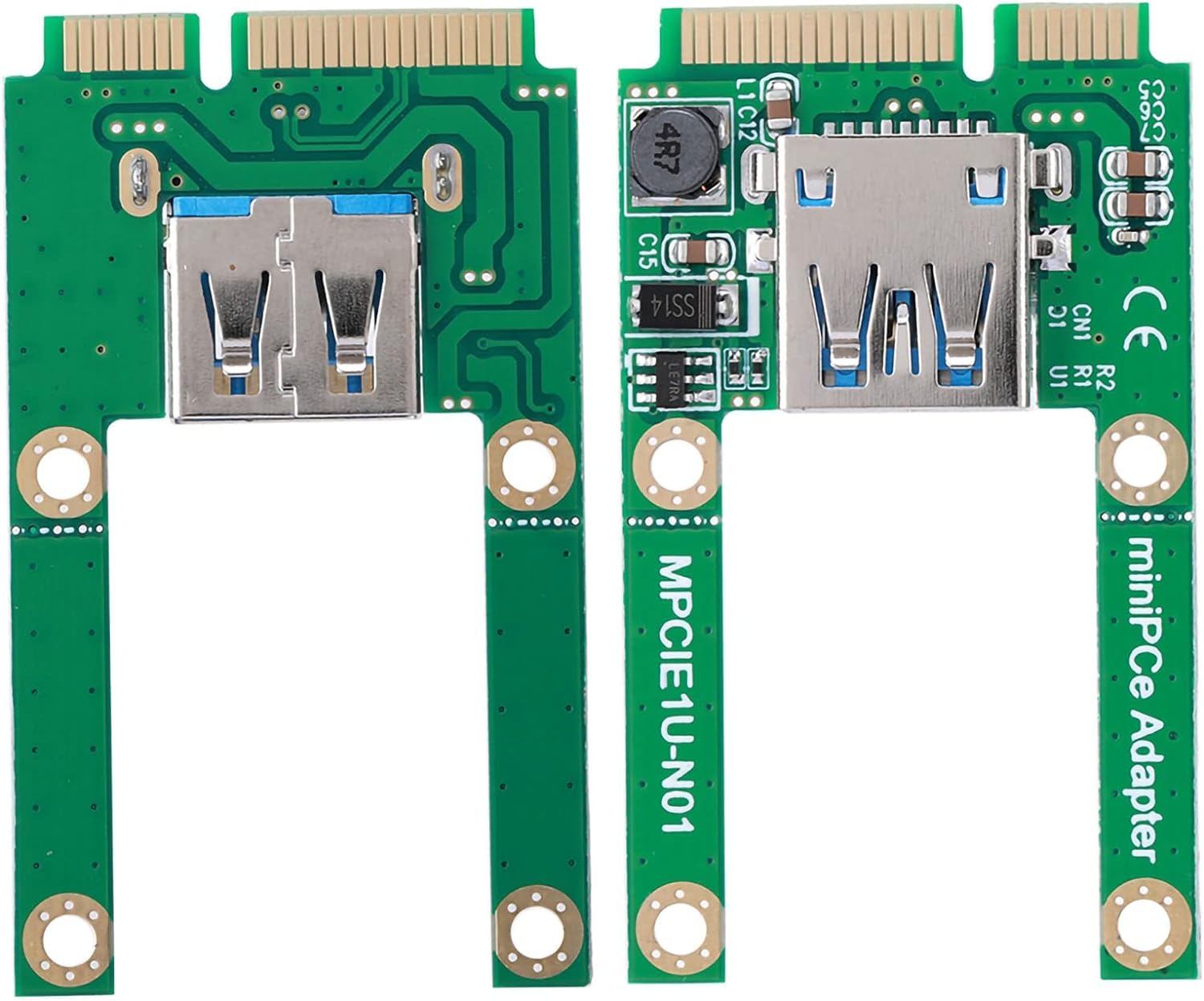 I bought this to use with a Turing Pi 2 cluster board that had a mini pcie slot, but it didnt work. I then ordered a more expensive adapter (B01N4E1R6V) which worked fine, but only when I connected a 5V supply to it (using a cable from the power supply). My application is admittedly esoteric, but judging by other comments for this adapter I have to say that it will only work in certain applications, mine not included.As it was so cheap I wont bother to return it, but I would recommend the B01N