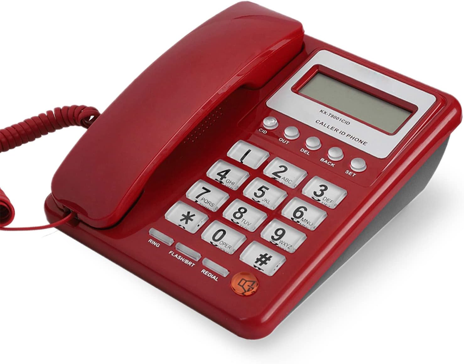 I need a simple, plain phone that has caller ID and speaker phone capability. The red is a great color, the phone holds the receiver very well - should be perfect. It comes with NO instructions. When you google it, you'll find many complaints about this because as simple as the phone looks, you have to play with the 