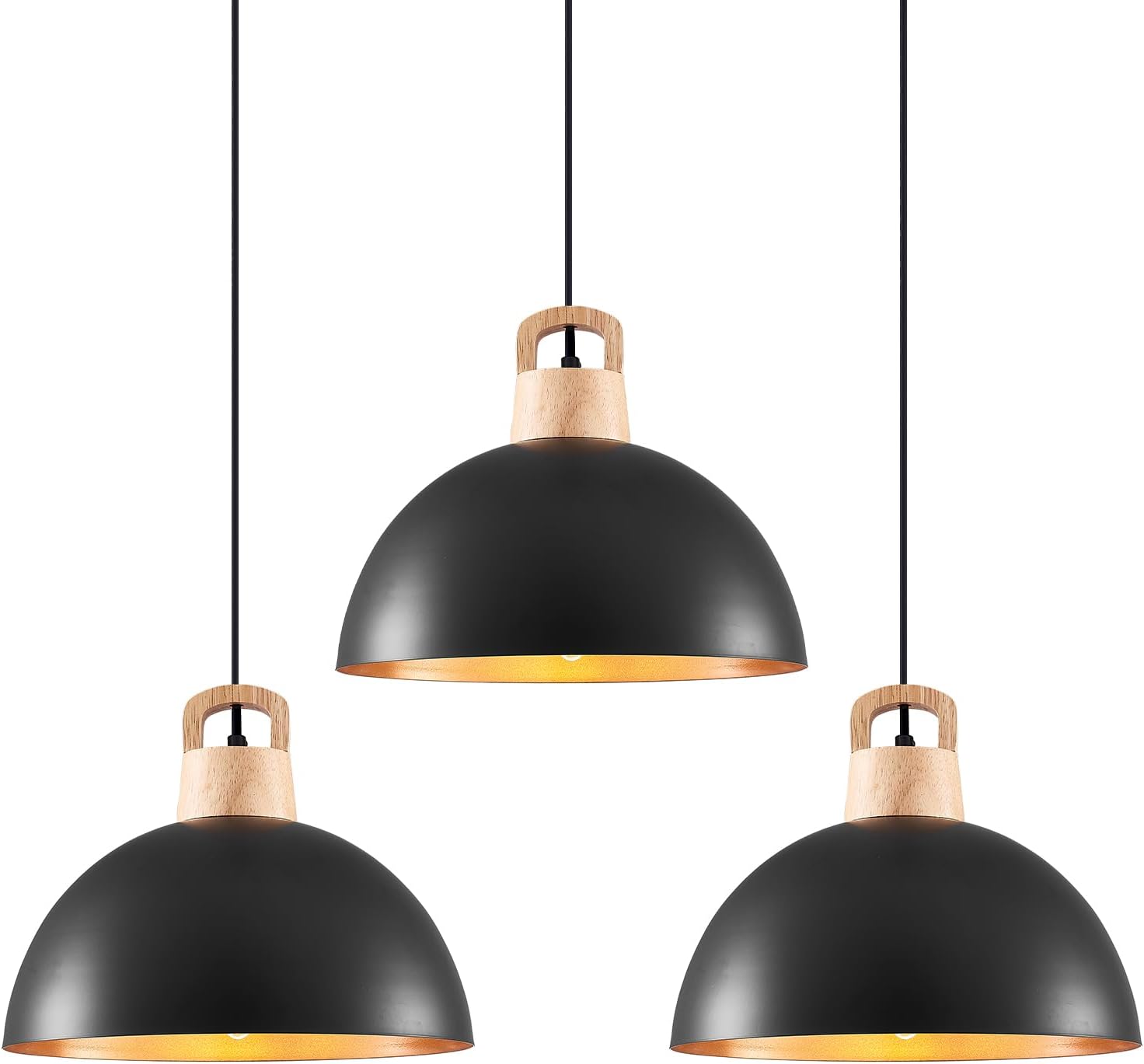 I was looking for hanging kitchen lights at a light store by my house, 200 to 300 dollars minimum. Saw these which look better than anything I could find at that store. Easy to install great quality for the price. Found nothing wrong with them. Buy them if you like the way they look you wont be disappointed.