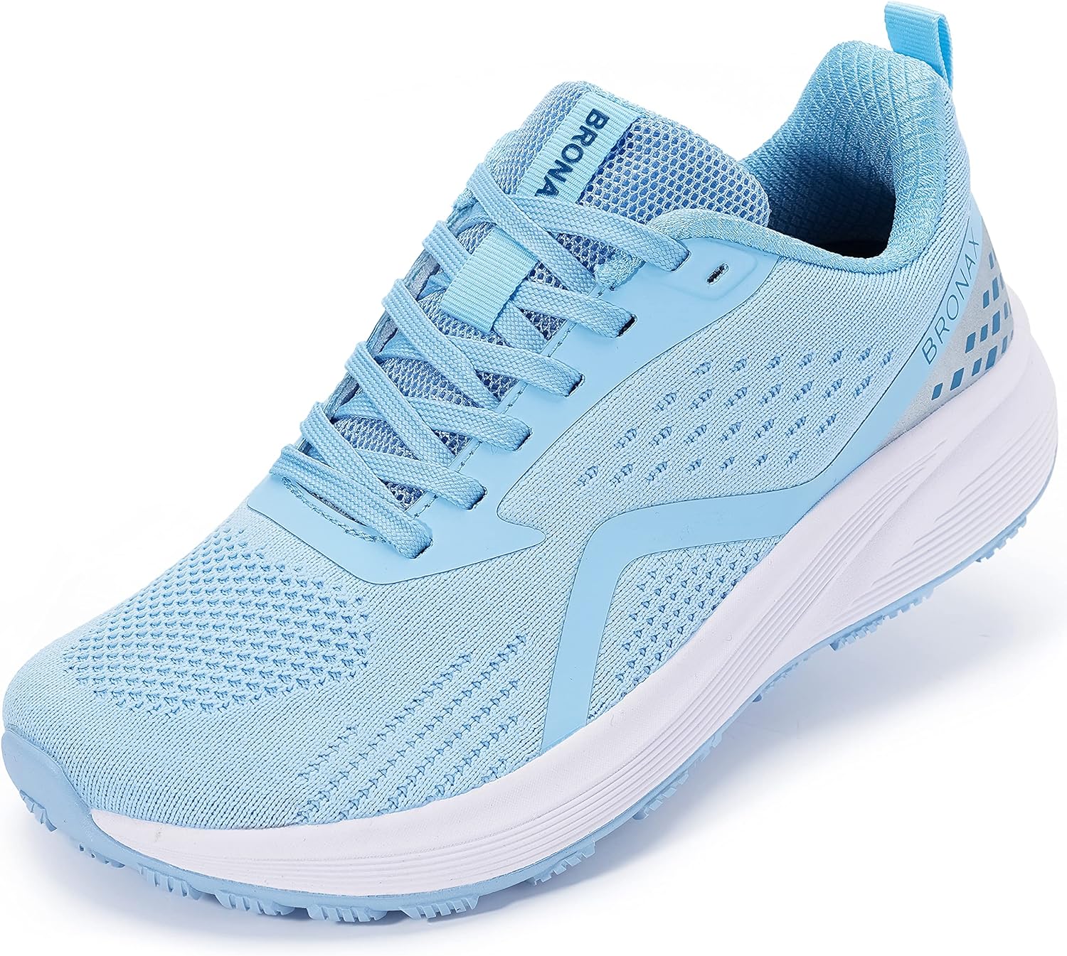 BRONAX Women' Wide Toe Box Road Running Shoes | Wide Athletic Tennis Sneakers with Rubber Outsole