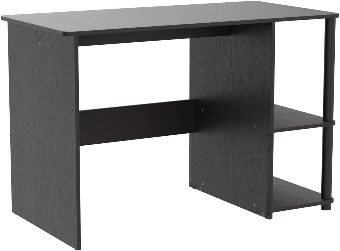 I bought this product for my sister..she absolutely loved it !! Easy to assemble,enough leg room. The desk even had little side shelves which I think makes it stand out more ! O