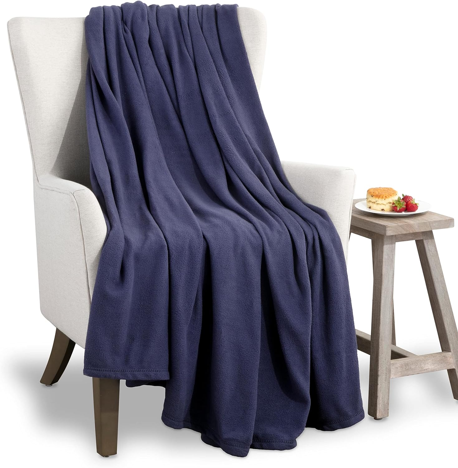 This blanket is so comfortable and warm. It is light weight but it will keep you very warm. It washes up really nice. Best blanket I have ever brought.