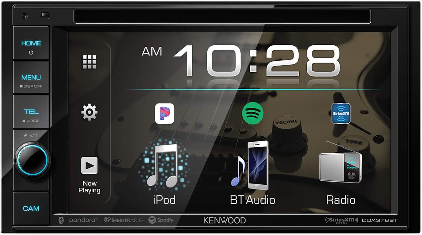 Kenwood DDX376BT 6.2 in-Dash Car DVD Monitor Bluetooth Receiver w/USB/AUX