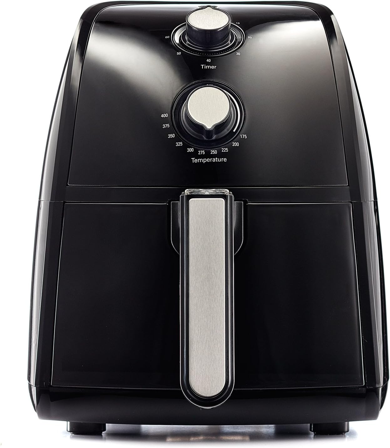 BELLA Electric Hot Air Fryer, Healthy No-Oil Deep Frying, Cooking, Baking and Roasting, Easy Clean Up, Removable Dishwasher Safe Basket, 2.6 QT, Black