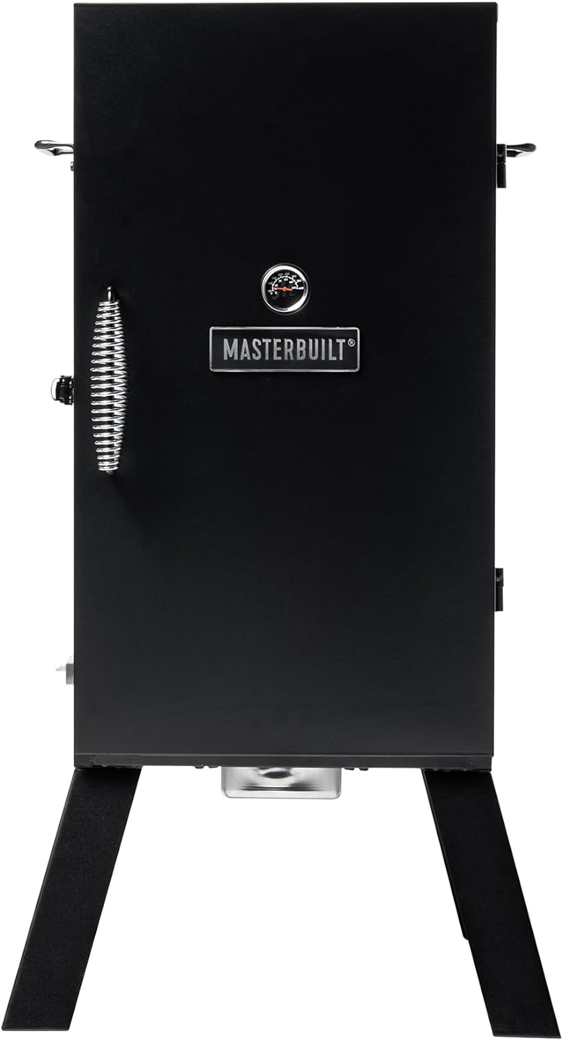 Masterbuilt MB20070210 Analog Electric Smoker with 3 Smoking Racks, 30 inch, Black