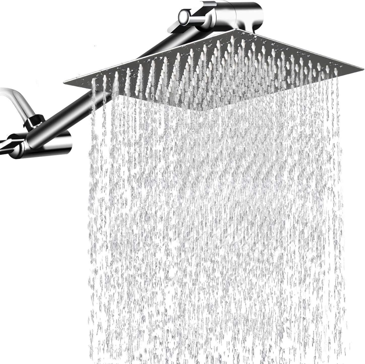 PinWin 12 Inch High Pressure Showerhead with 11 Inch Arm