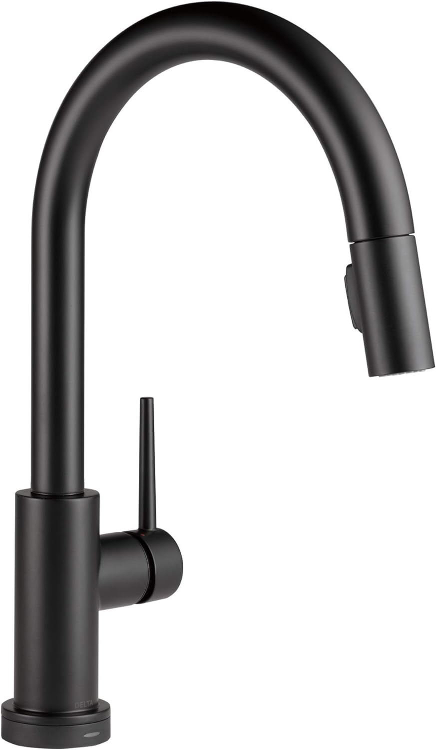 Delta Faucet Trinsic VoiceIQ Touchless Kitchen Faucets with Pull Down Sprayer, Smart Faucet, Alexa and Google Assistant Voice Activated, Kitchen Sink Faucet, Matte Black 9159TV-BL-DST