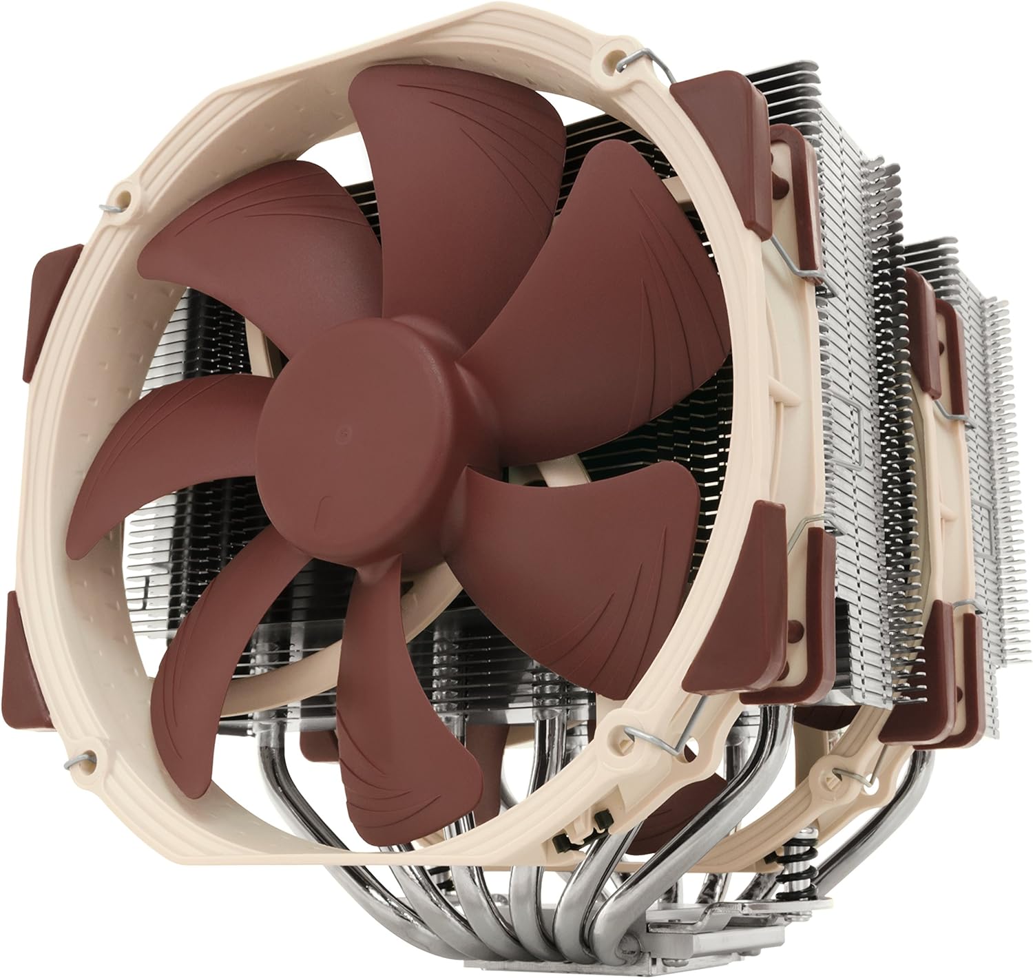 Noctua NH-D15, Premium CPU Cooler with 2x NF-A15 PWM 140mm Fans For Desktop (Brown)