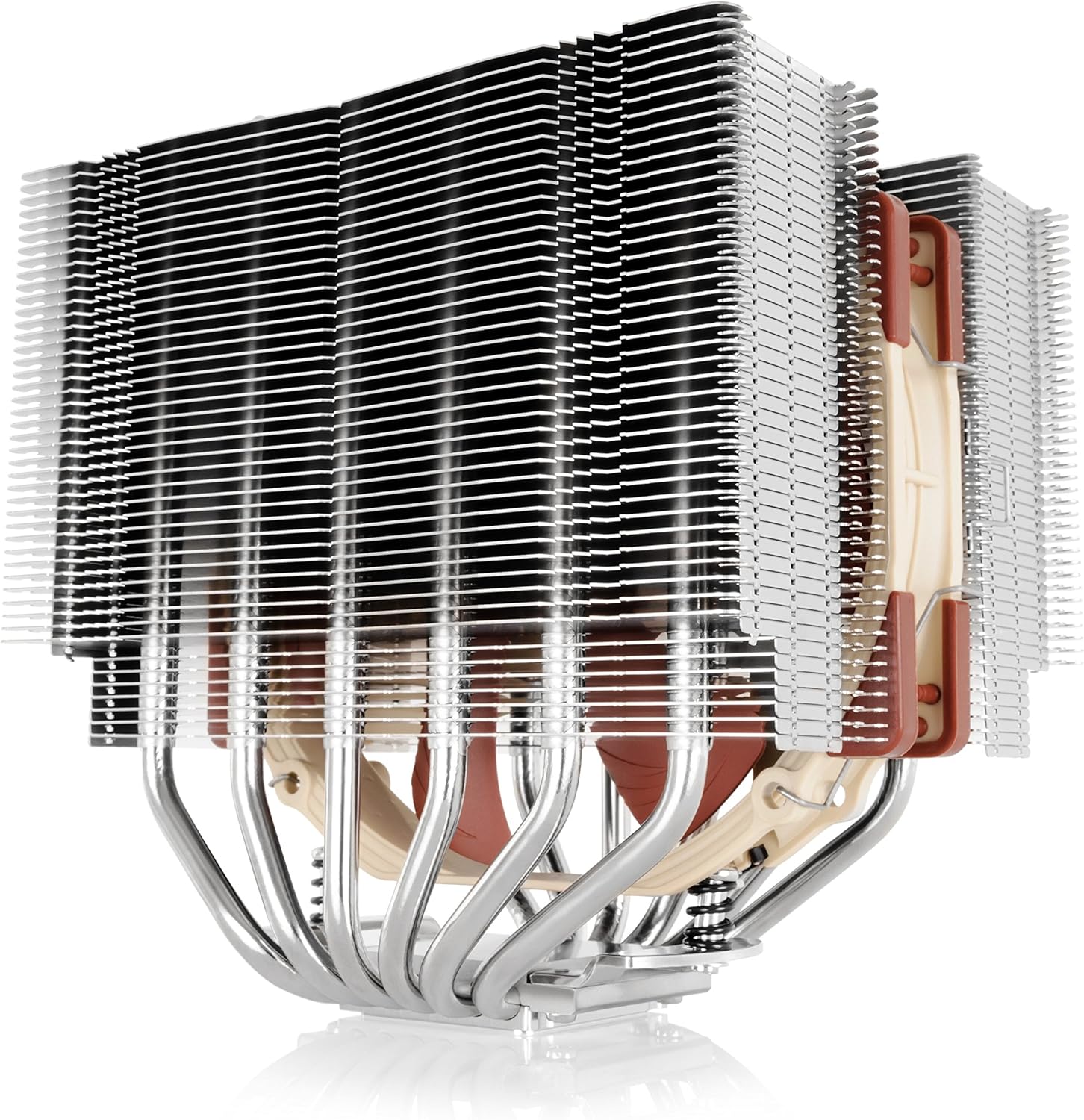 Noctua NH-D15S, Premium Dual-Tower CPU Cooler with NF-A15 PWM 140mm Fan (Brown)