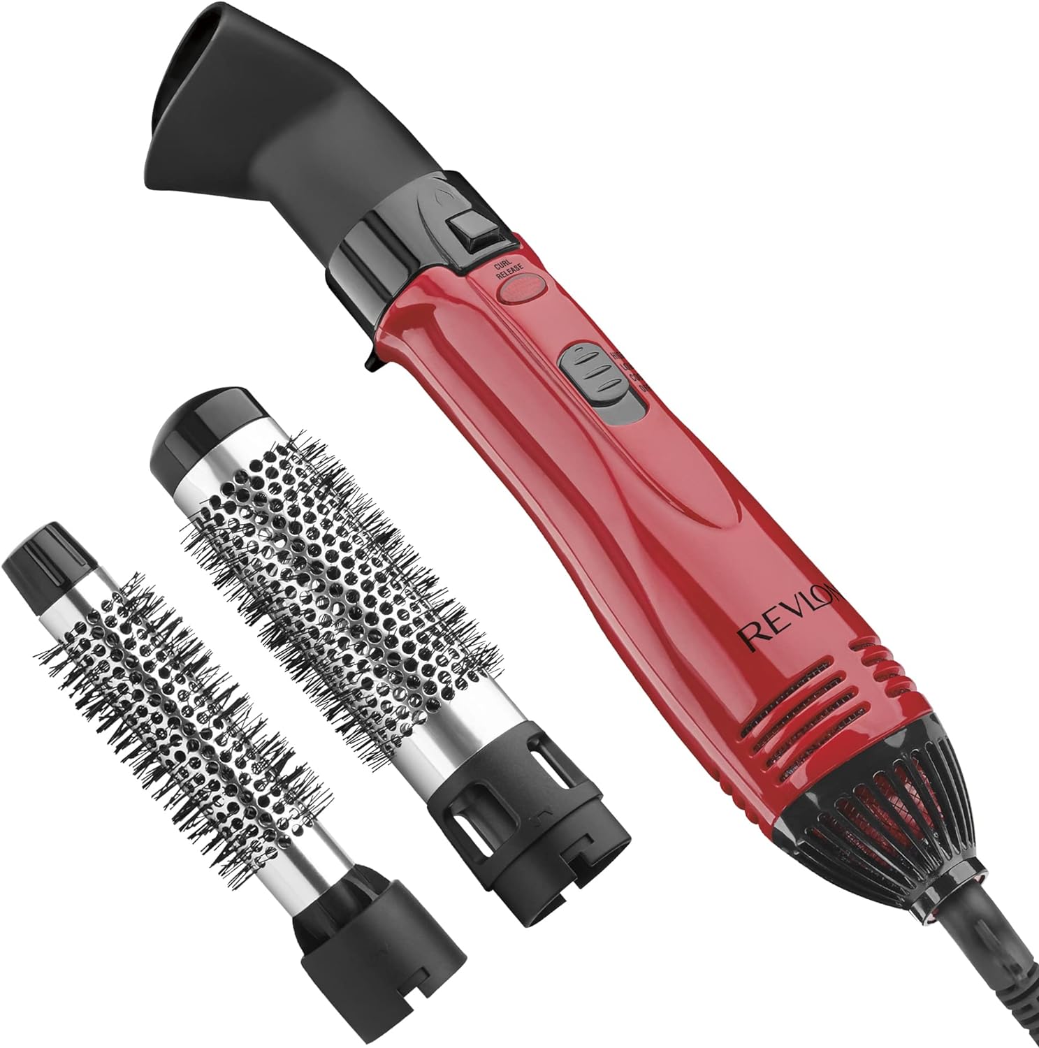 Revlon 1200W Perfect Style Hot Air Kit | Style, Curl, and Volumize, 3 Piece Set