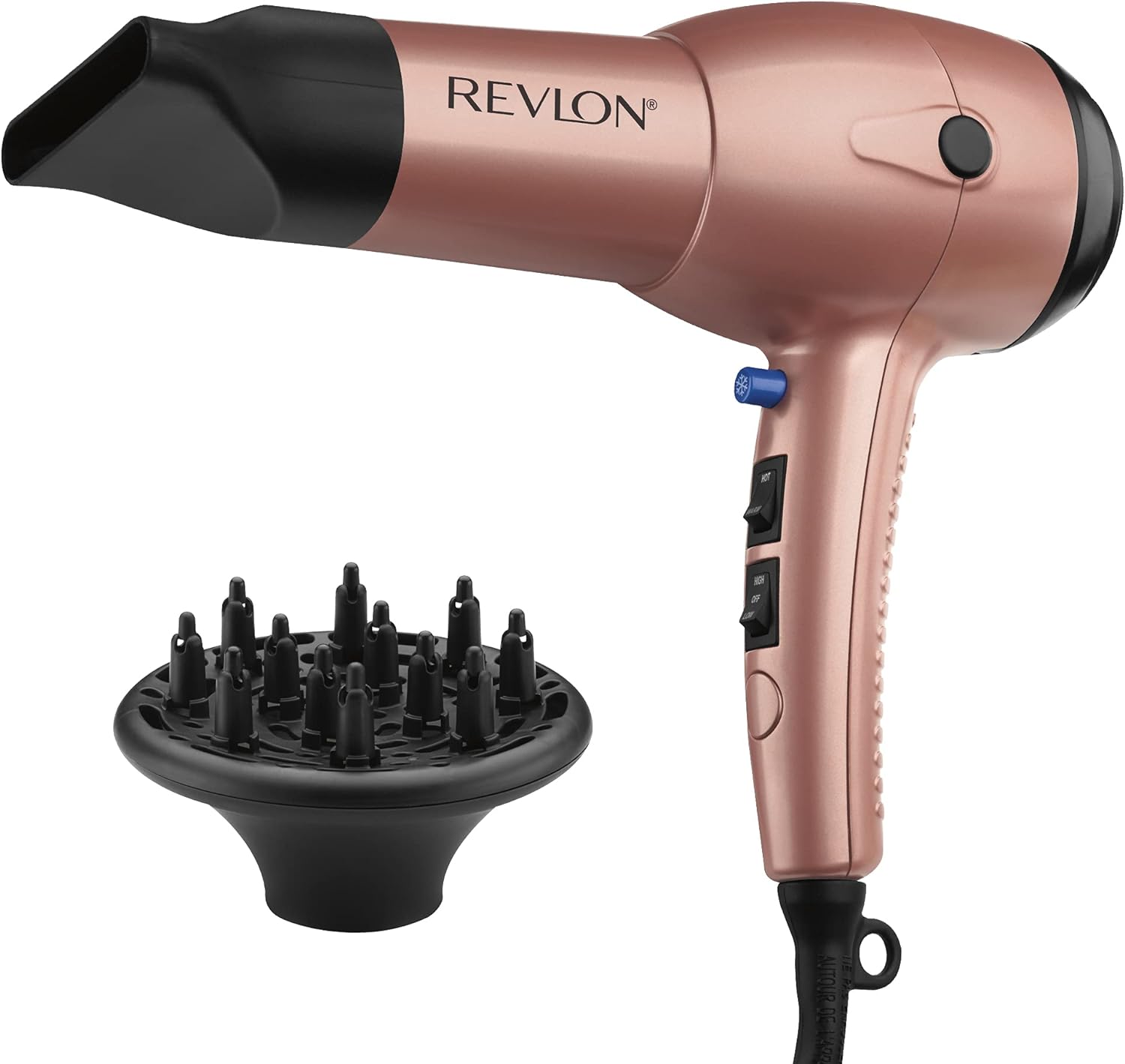 Revlon Light & Fast Hair Dryer | 1875W Stunning Blowouts Easily and Comfortably