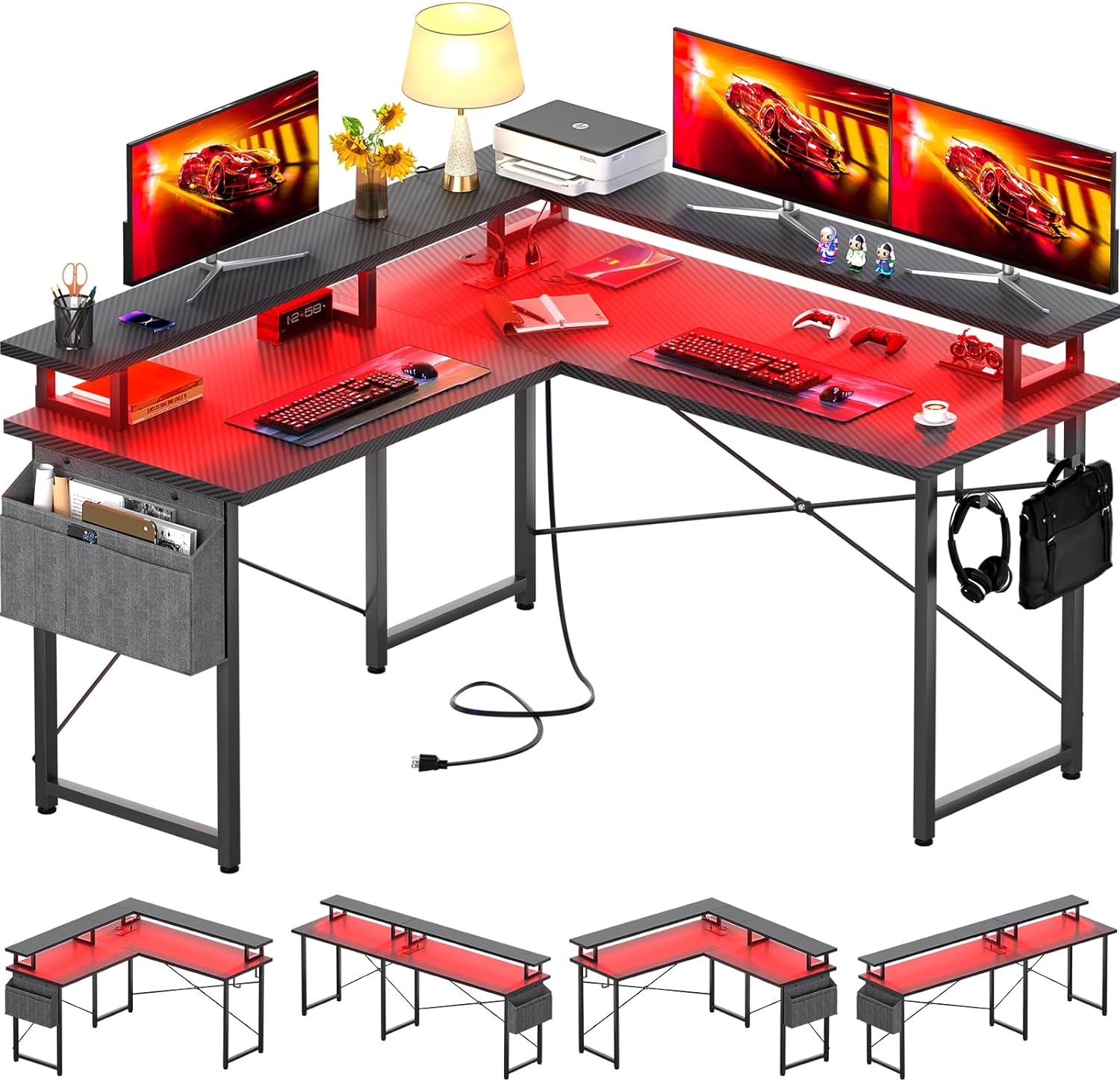 Just had to shout out about this gaming desk I copped C it' a total game-changer! Putting it together was like a breeze, and it' so solid. Honestly, it' like a dream come true for my gaming setup. The design is sick, and for the price, it' a total steal. No regrets C worth every penny!