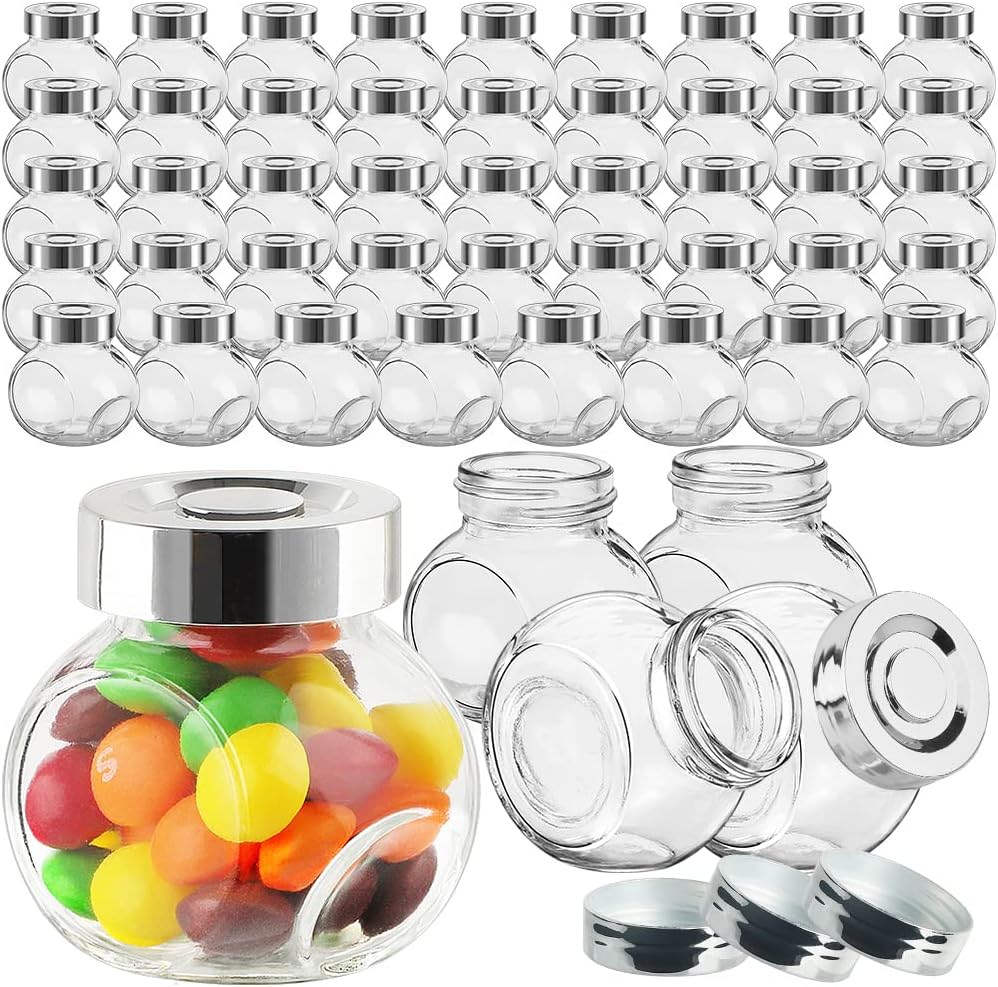 I like everything about the small glass jars. Perfect for baby shower gift or any other adult parties. I should have bought more.
