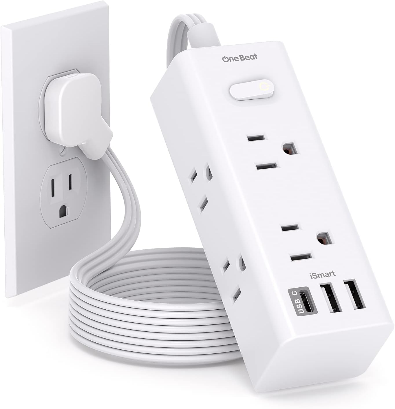 The only outlets I have in my apartment are behind my furniture. Its great to have flat plugs so the wires dont get bent and the furniture can sit flush against the wall.