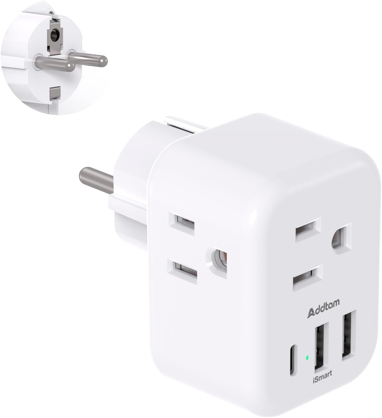 As a traveler, having a reliable plug adapter is essential for ensuring that my devices stay powered up wherever I am traveling. The Addtam US to UK Ireland Plug Adapter has proven to be an indispensable travel companion, offering a perfect blend of functionality, versatility, and compact design.The purpose of the Addtam Type G Power Adapter is its compatibility with UK and Ireland outlets, making it an ideal solution for my travels to these regions. The adapter effortlessly converts my US plugs