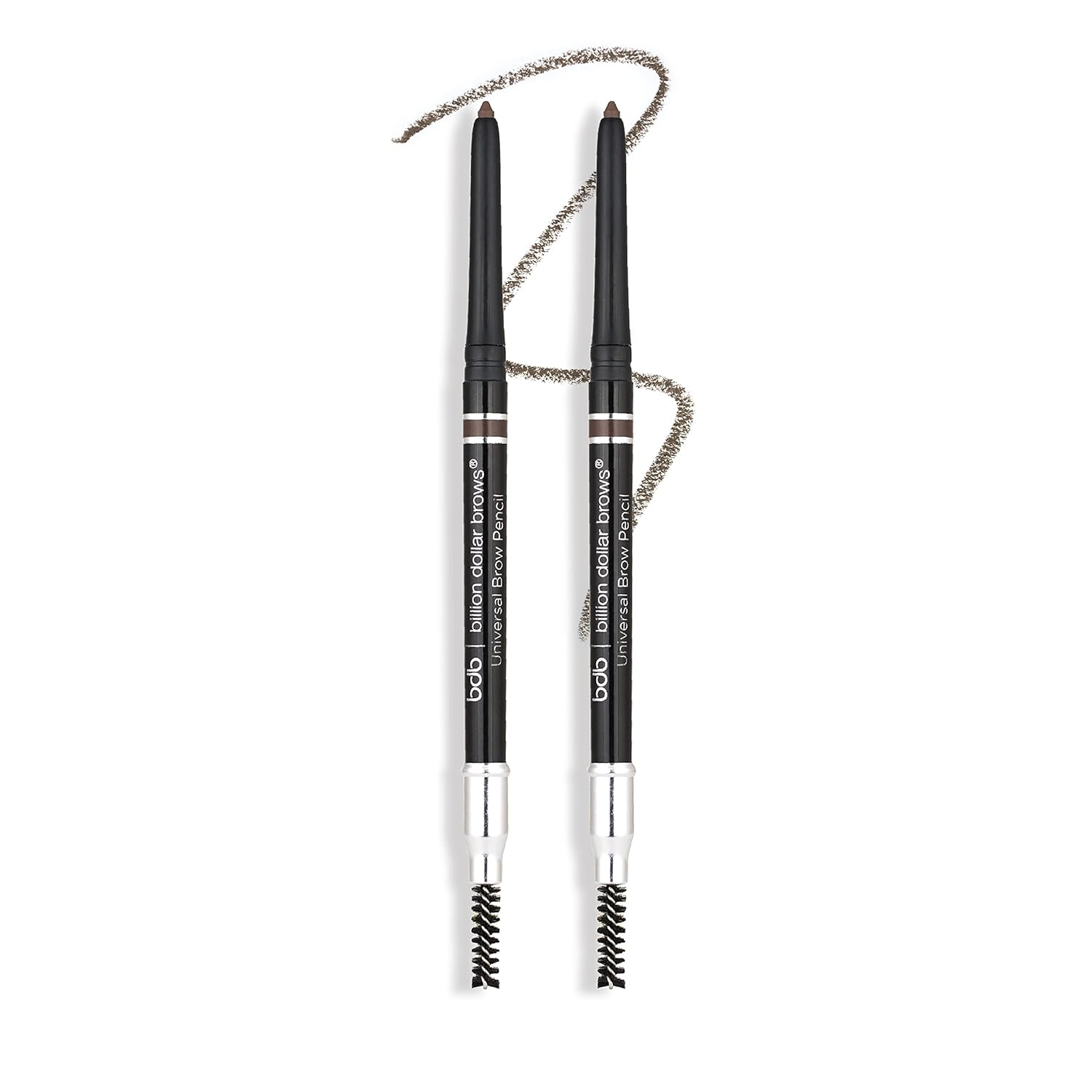 Billion Dollar Brows Universal Eyebrow Pencil | One Perfect Shade | Eyebrow Filler | Smudge Proof | Smooth Application | Easy to Use | Self-Sharpening Tip | Effortless Blending | Vegan & Cruelty-Free