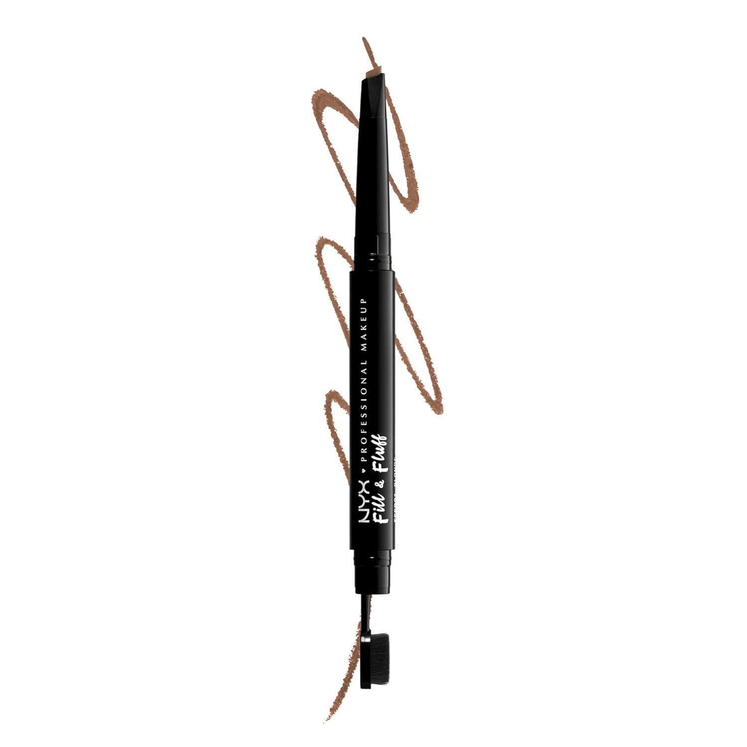 NYX PROFESSIONAL MAKEUP Fill & Fluff Eyebrow Pomade Pencil, Taupe