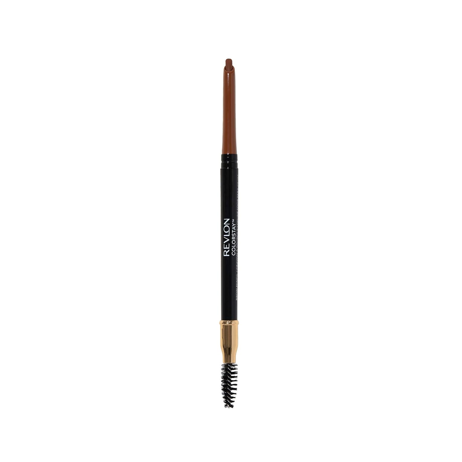 Revlon Eyebrow Pencil, Colorstay Eye Makeup with Eyebrow Spoolie, Waterproof, Longwearing Angled Precision Tip, 215 Auburn, 0.01 Oz