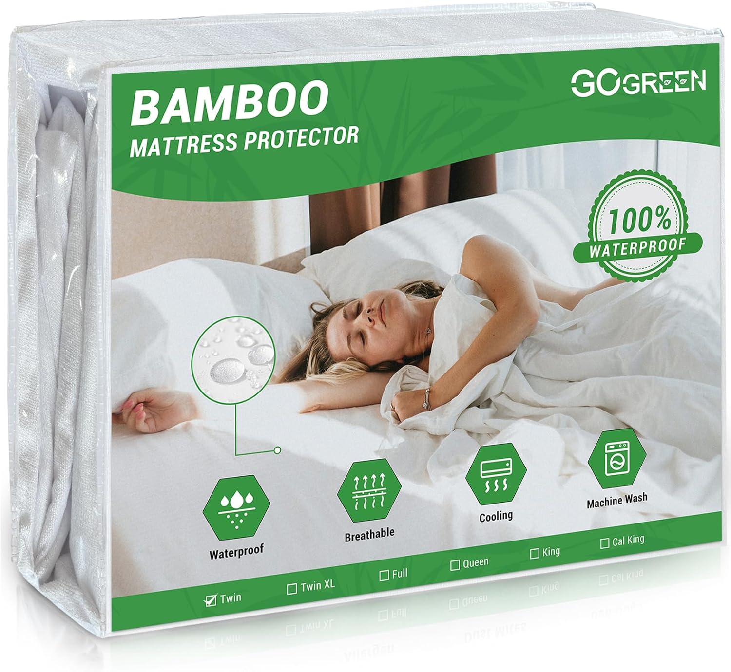 My only complaint is that this holds water and takes forever to dry when washing it. Everything else is perfect. It is extremely waterproof and protects my mattress perfectly, but it is also comfortable and quiet! You'd never know there is a mattress protector on my bed. It' pretty soft. There is no crinkling sound. It also washes out nicely, so no staining so far even when it' something like coffee that usually stains easily. It' perfect for my house full of messy children and pets, where sp