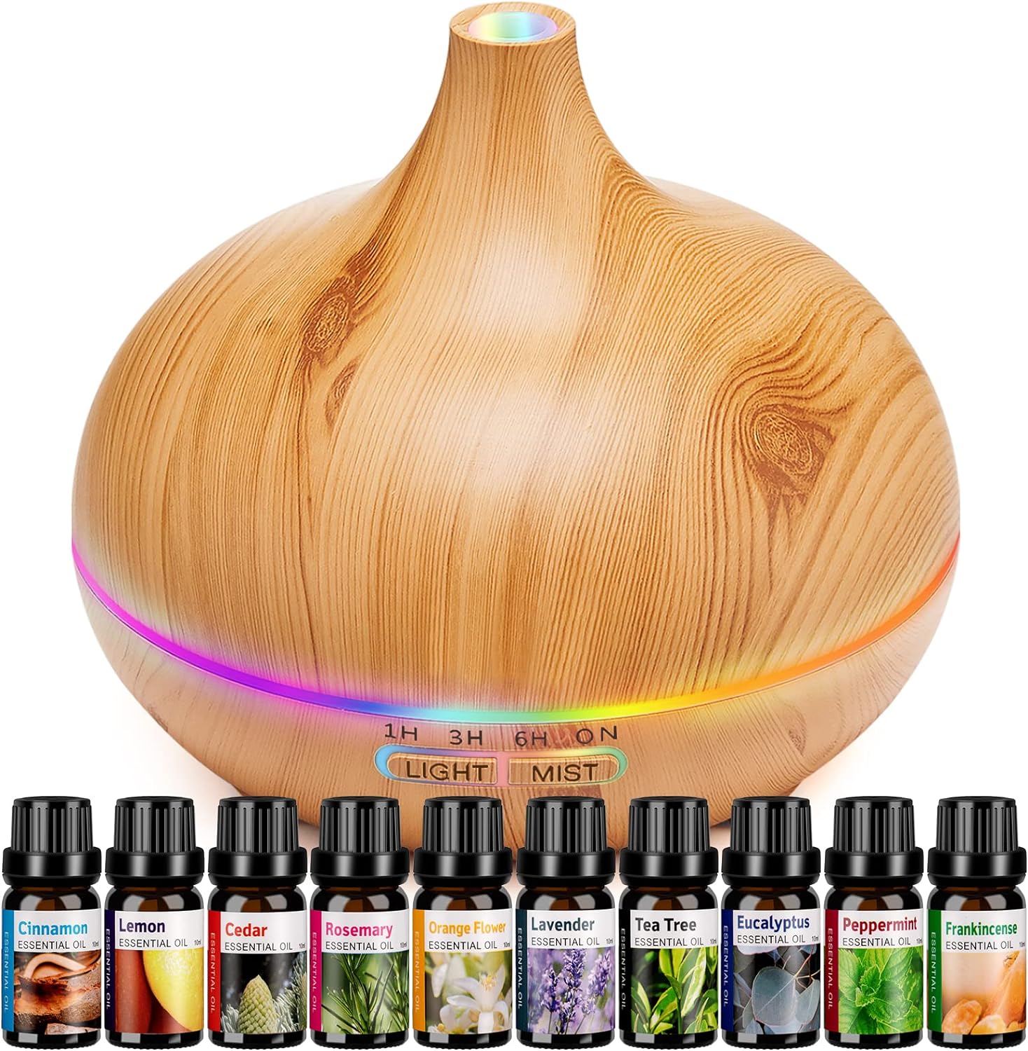 First, I ordered a set of aroma scents and tried a candle-operated diffuser which was ineffective. After reading the reviews for this diffuser, I ordered it and the difference was incredible. Put it in my living room. Easy to set up, quiet, and smells wonderful. I immediately ordered a second one for the bedroom. This is a winner!