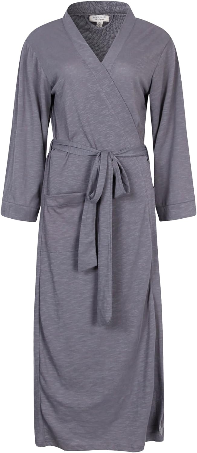 Richie House Women' Long Style Bathrobe Robe Size S-XL RHW2824