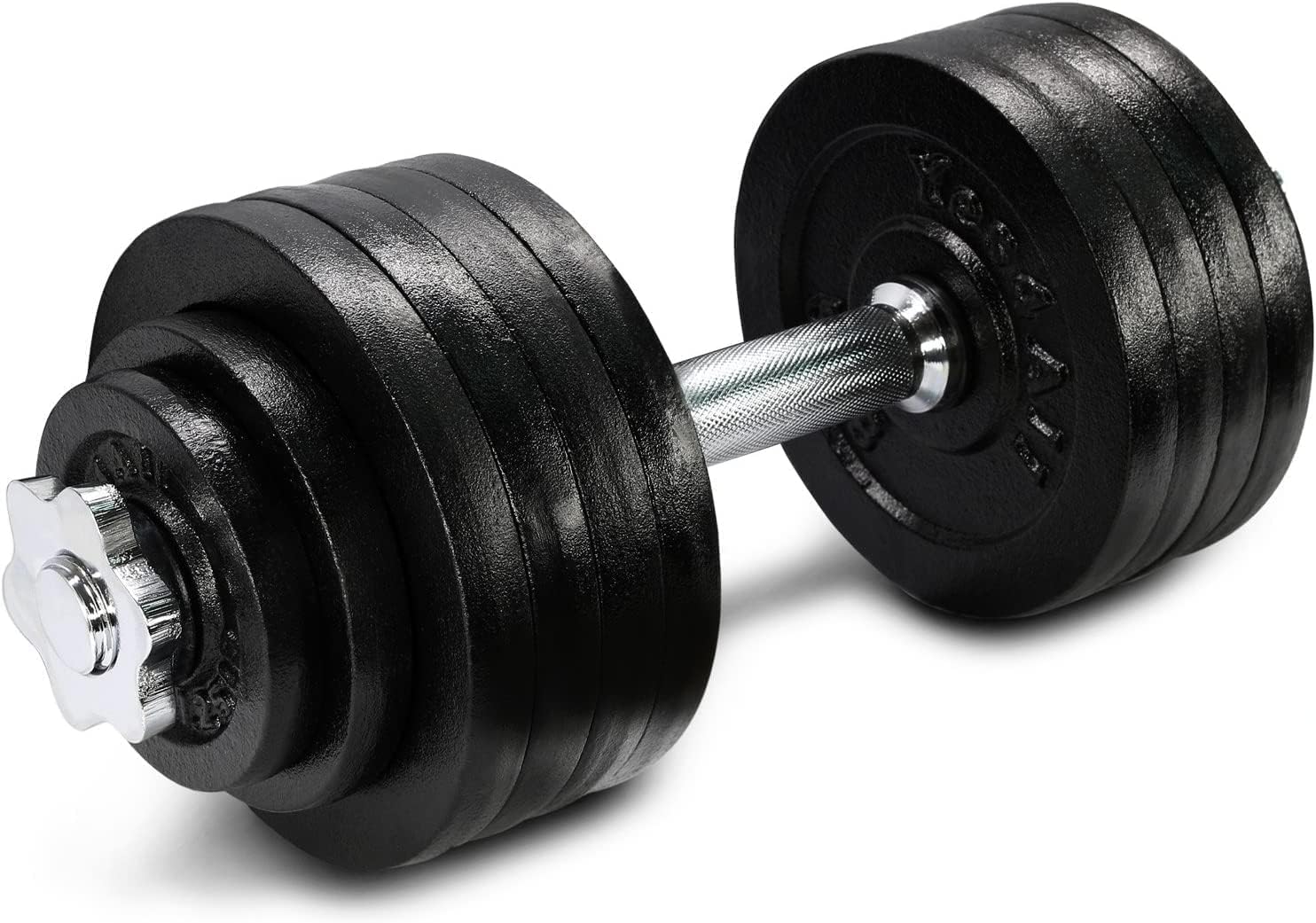 Yes4All Adjustable Dumbbell Set with Weight Plates/Connector - Exercise & Workout Equipment - Size Options 40lbs to 200lbs