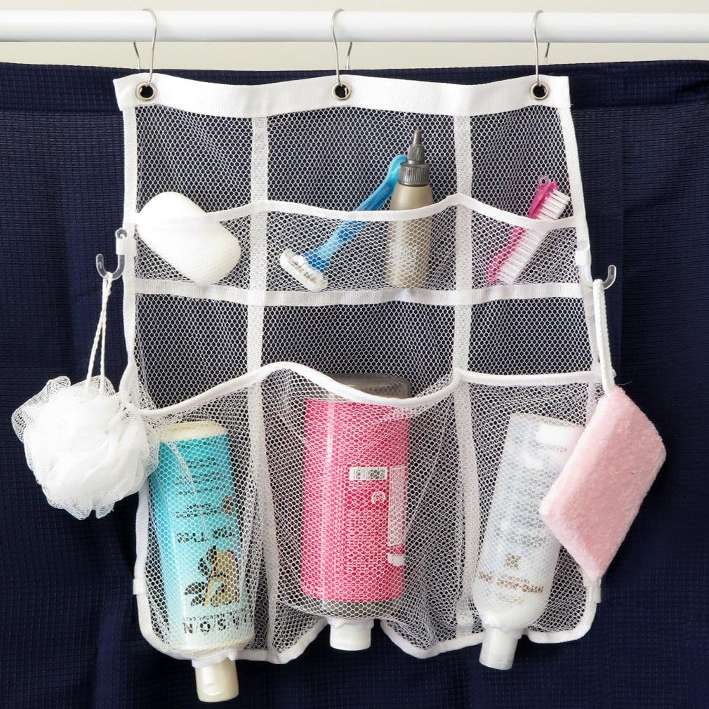 Bought this for my clawfoot tub shower. Its amazing! Holds a ton of stuff!