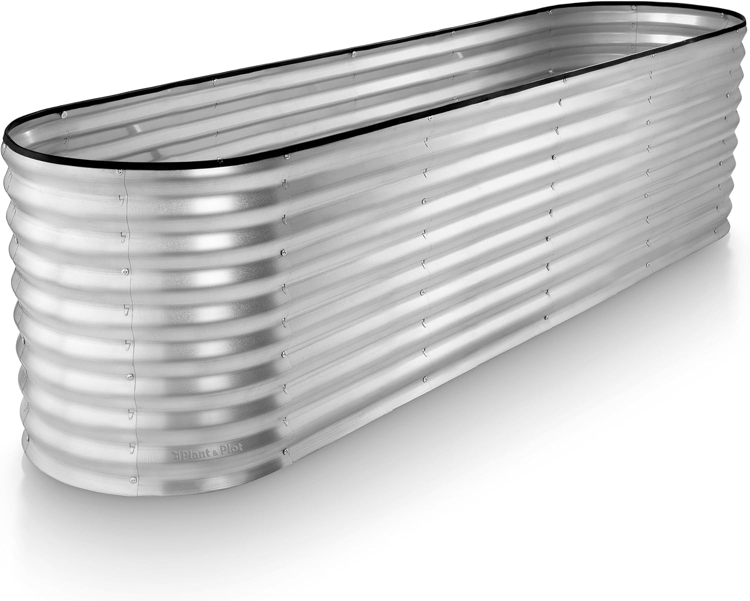 Galvanized Raised Garden Beds Outdoor // 822 ft Planter Raised Beds for Gardening, Vegetables, Flowers // Large Metal Garden Box (Silver) // Patent Pending Tool-Free Assembly