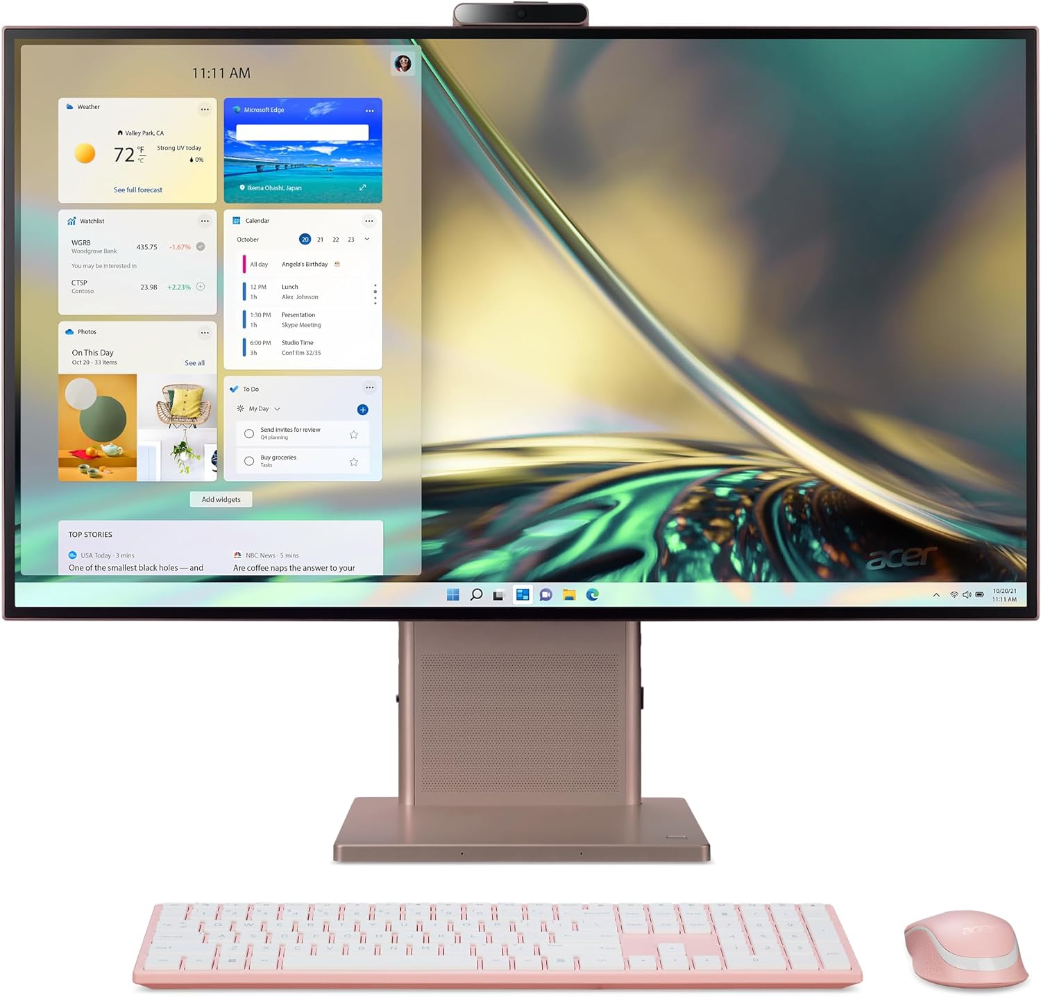 Acer Aspire S27-1755-UP11 AIO Desktop | 27 WQHD 2560 x 1440 IPS Display | 12th Gen Intel Core i5-1240P | Intel Iris Xe Graphics | 16GB DDR4 | 1TB PCIe 4.0 NVMe SSD | Intel Wi-Fi 6E | Windows 11 Home