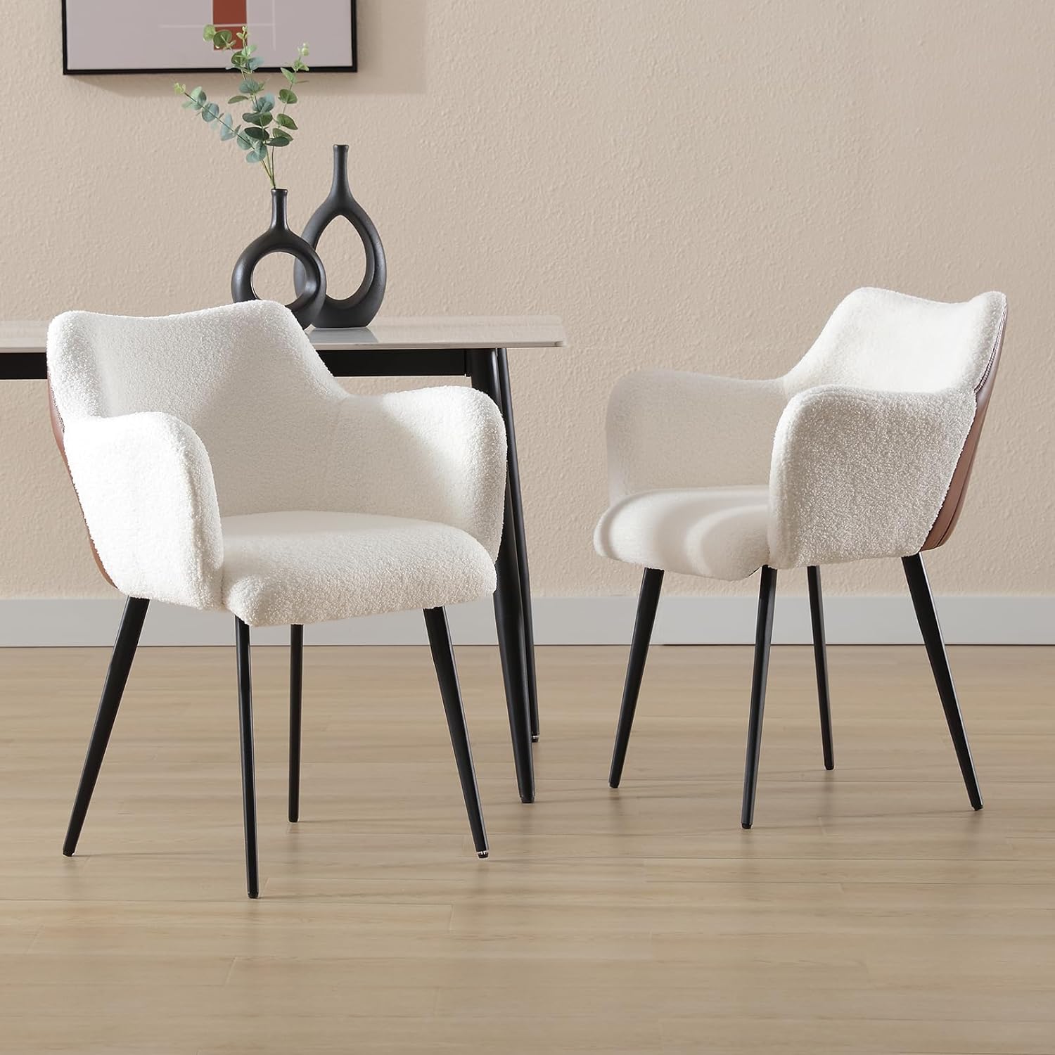 Replaced my kitchen chairs with these and very happy with purchase. Chairs arrived timely, were very well packaged and relatively easy to assemble. They seem comfortable and price was good!
