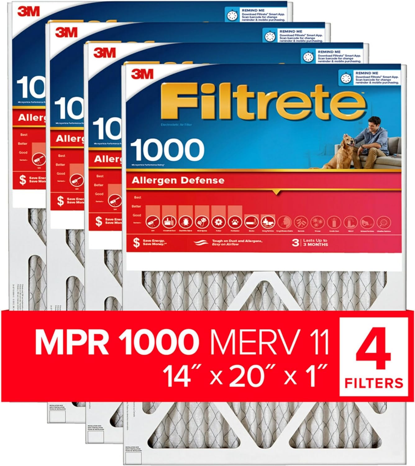 Purchased these cause my HVAC guy told me to get a lower MERV rating. I was using MERV 13 filters. He suggested MERV 8 so that it doesn't over burden my unit. But I opted for these cause I looked at the graphics on what it would filter out the most. So far, these work well. I change filters every 3 months and haven't had an issue with the first one yet. Air flow seems good. My system runs smoothly. Air quality in my townhouse is good. Although I do have a couple air purifiers going as well.Price