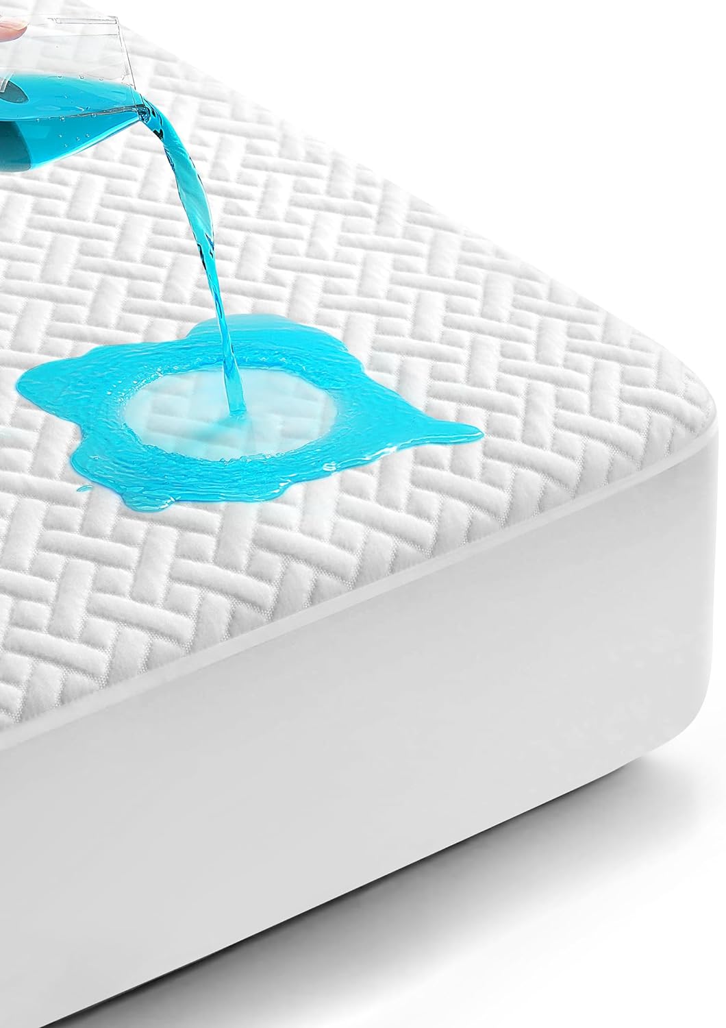 Get this for replacement and works well. Fits perfectly with the queen mattress and the material provides a cool feeling for sleep. Tested water proof and easy to clean. With the discount really value for the money. Recommended to protect the mattress and good sleep