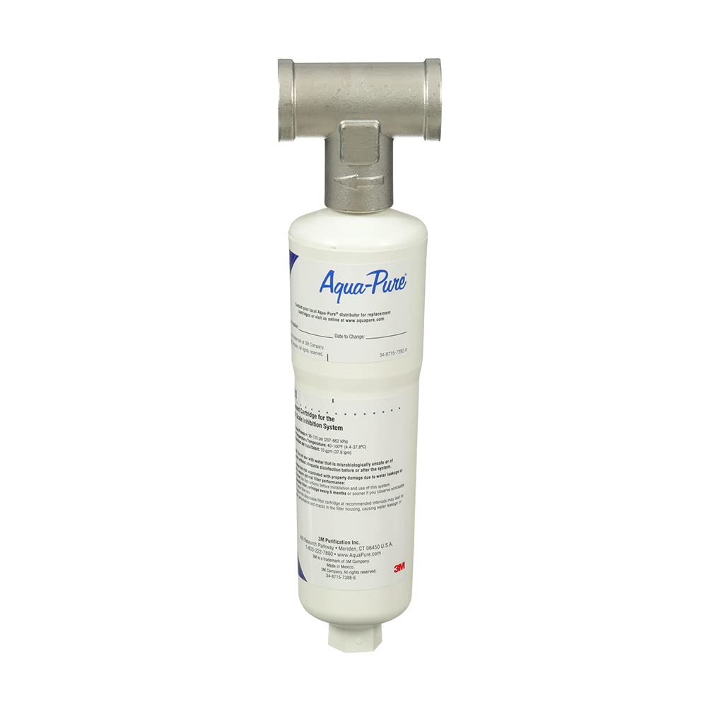 Aqua-Pure 70020003060 Whole House Scale Inhibition Inline Water System AP430SS, Helps Prevent Scale Build Up On Hot Water Heaters and Boilers