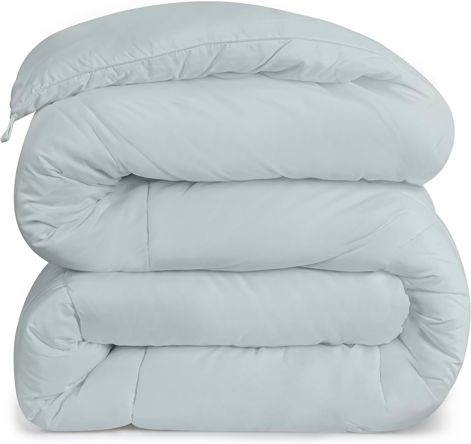 This comforter is so soft and comfy. Light enough for warmer seasons and warm enough for those colder nights. Very good product and the price cannot be beat! Highly recommend it!