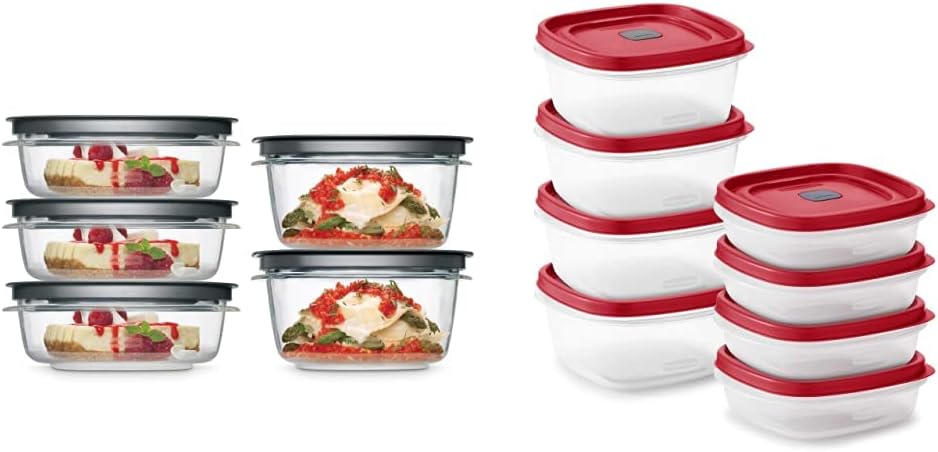 Rubbermaid Meal Prep Containers and Food Storage, 16-Piece Set