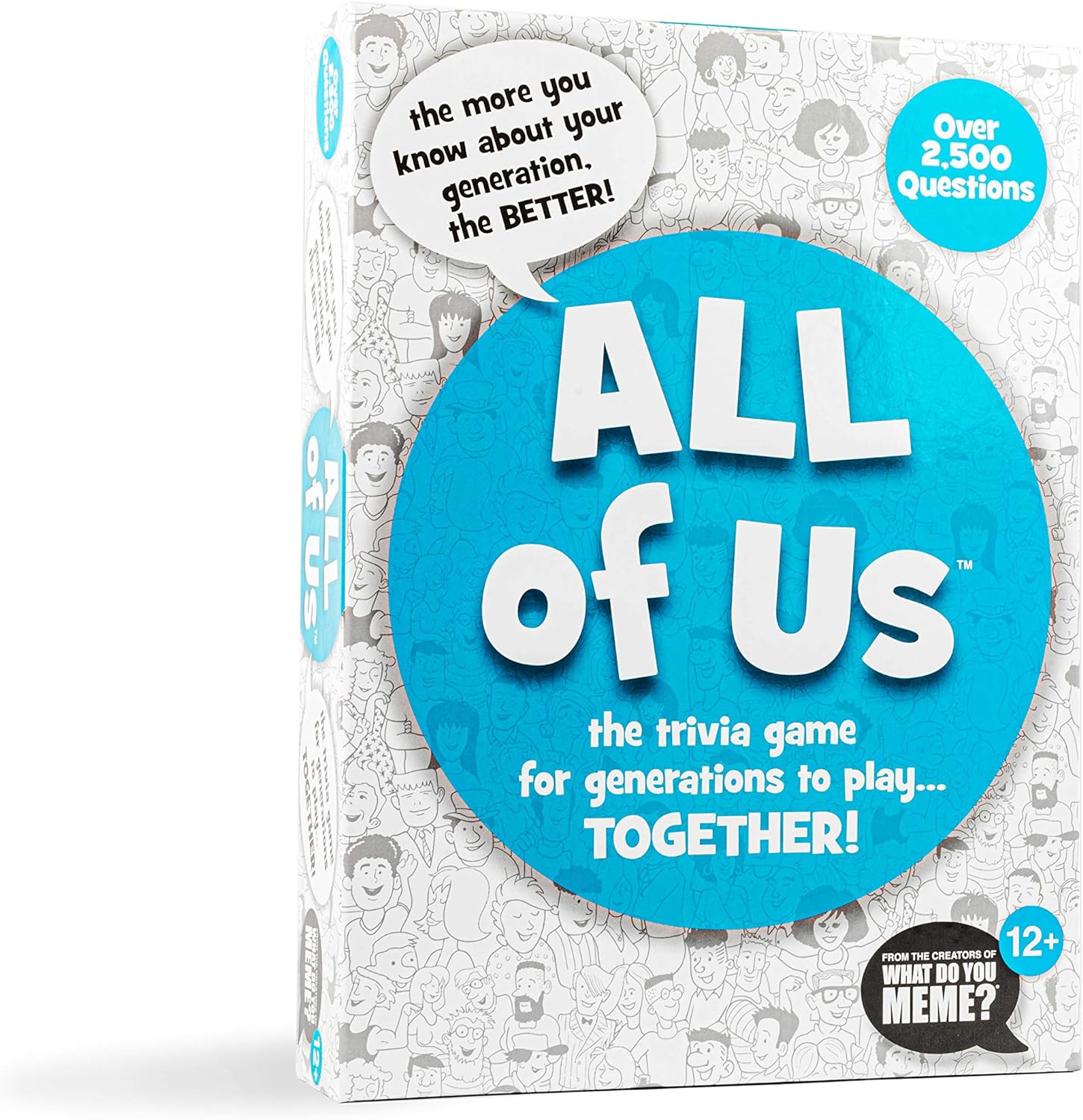 WHAT DO YOU MEME All of Us - The Family Trivia Game for All Generations - Family Card Games for Kids and Adults, Easter Family Games