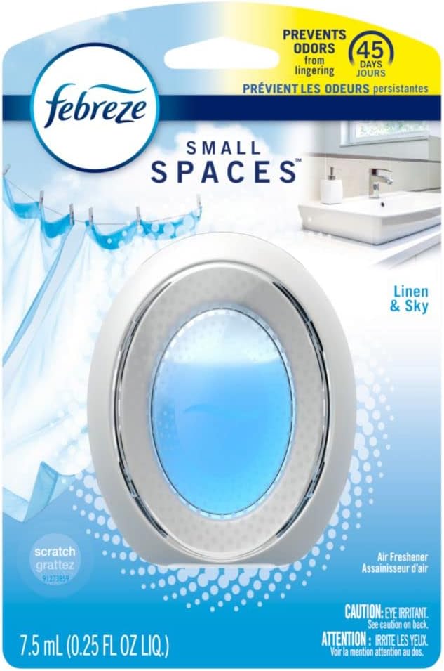 Febreze Odor-Fighting SMALL SPACES Air Freshener, Linen & Sky, 1 count