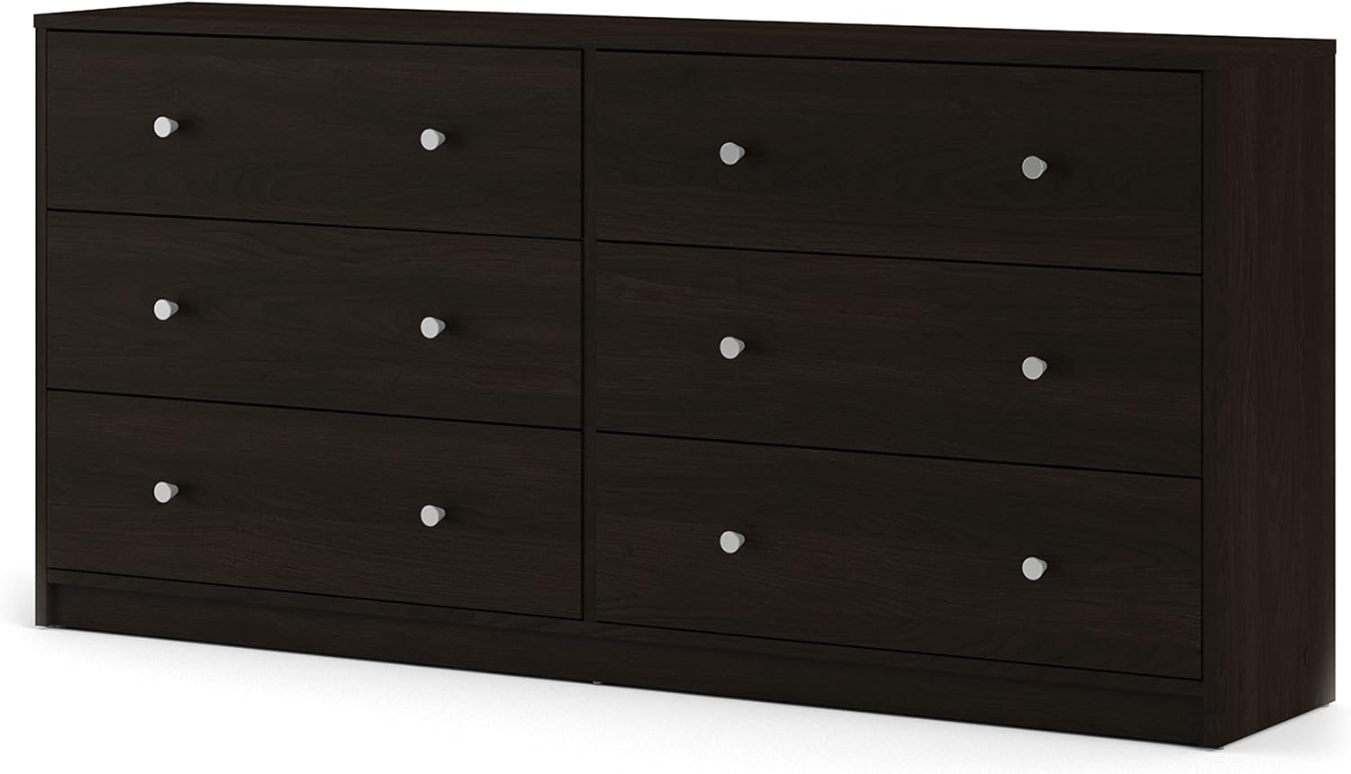 Tvilum 6 Drawer Double Dresser, 1, Brown