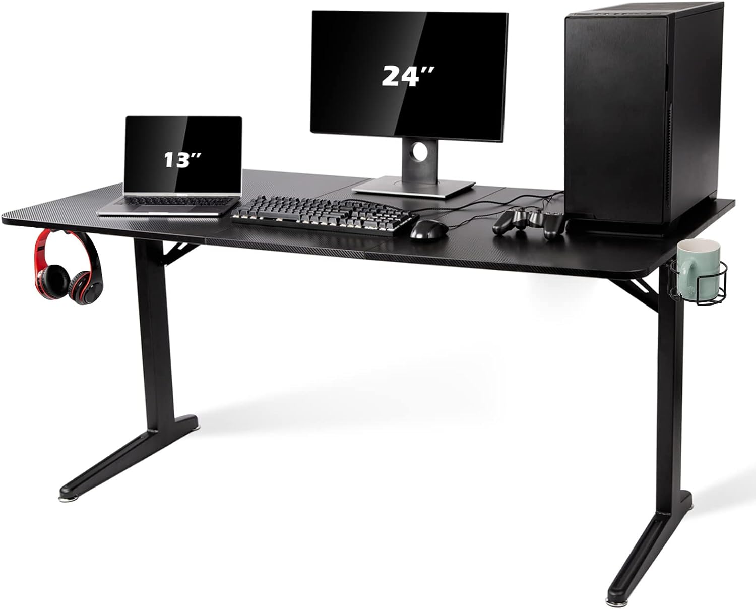 Delivered today and assembled just a bit ago. Very impressed already. I'll mention that I was looking at another desk on Amazon that was similar size and designed for gamers, but I went with this one because it was a few inches wider and deeper and it was rated higher for weight limit. I was also looking at IKEA because I liked the idea and look of a solid wood top, but not only are they more expensive they're always out of stock. So I didn't want to keep waiting and just went with this one.I'll